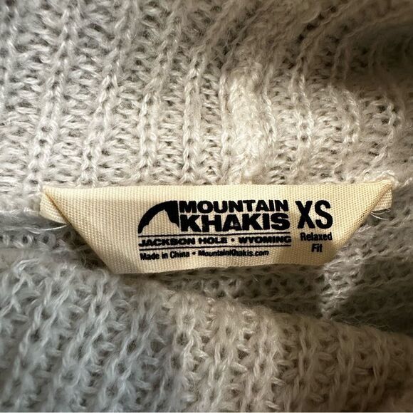 Mountain Khakis | XS | cream Countryside Cowl mohair / wool blend sweater - Picture 5 of 8